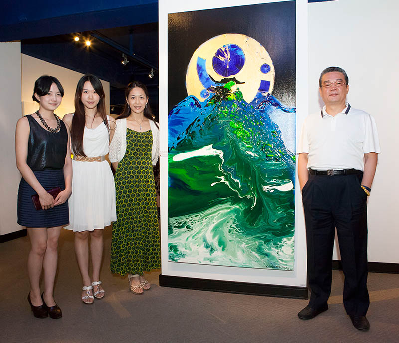 2013.8 Taipei Taiwan • Full Moon, Spring Blossom • Master and Pupils Joint Exhibition by Lee Sun-Don & Ma Sing Ling